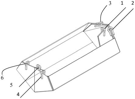 一种基于三浦折叠的双材料折叠船的制作方法