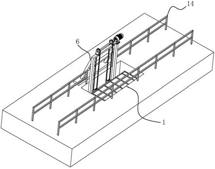 用于钢板生产的渡桥装置的制作方法