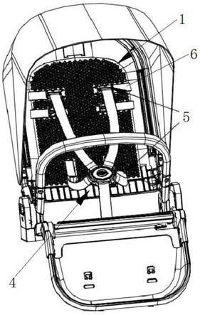 一种用于婴儿推车座椅上的肩带腰带固定组件的制作方法
