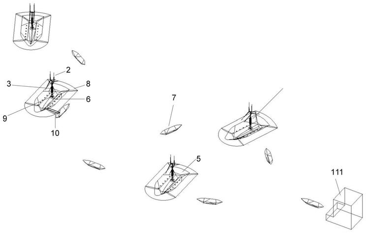 具有智能漂浮移动集能功能的海上风力发电机集群的制作方法