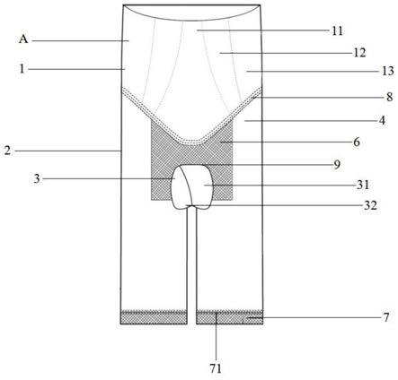 一种符合人体工学的收腹提臀打底裤的制作方法