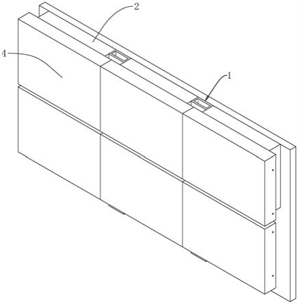 一种悬挂式铝单板连接结构及其安装方法与流程