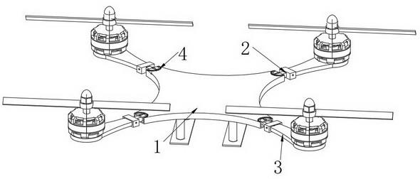 一种多旋翼设备的机臂调节锁紧机构的制作方法