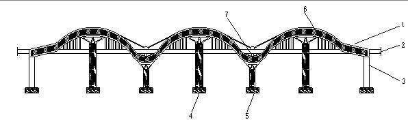 一种非自平衡式钢桁架大跨度拱桥的制作方法