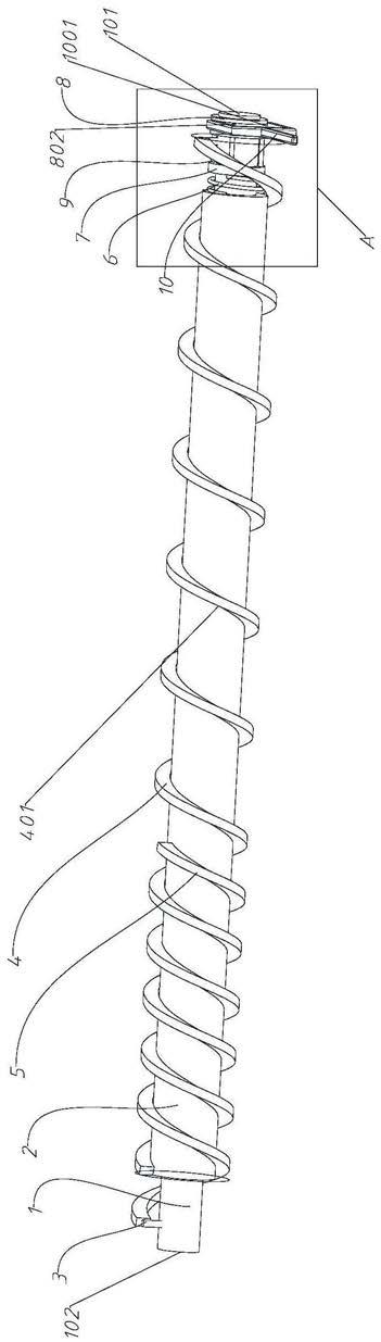 一种基于双头螺旋的复合绞龙结构的制作方法
