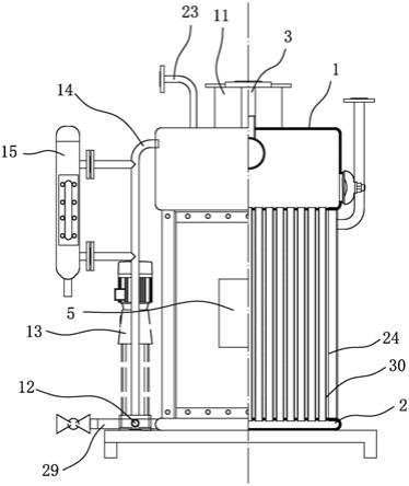 强化传热立管式水冷燃气蒸汽发生器的制作方法