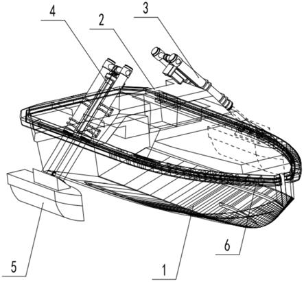 一种变结构无人艇高海况下片体自动收放装置的制作方法