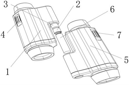 一种可拆卸的磁吸式双筒望远镜的制作方法
