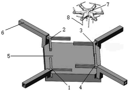 一种基于L型推杆的无人机位置锁定与自动充电装置的制作方法