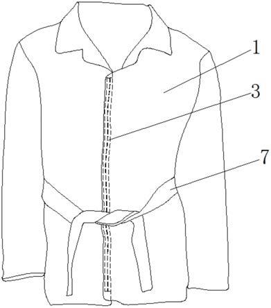 一种应用莱赛尔纤维混纺的防走光睡衣的制作方法