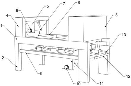 一种钢构生产用定时自动切割机的制作方法
