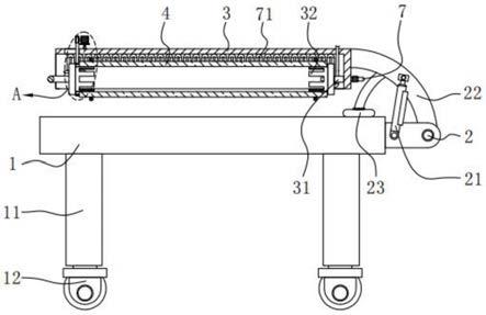 一种PP蜂窝板围板箱在线同步压痕框架液压机的制作方法