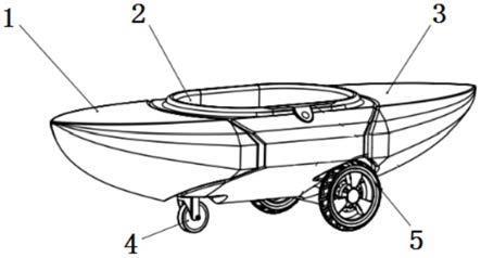一种防滑球头船桨以及应用该船桨的手动陆地划行皮划艇的制作方法