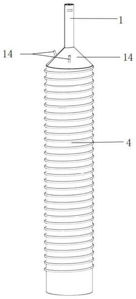 一种用于锚固漂浮式海工结构自旋贯入式吸力锚基础及沉贯方法与流程