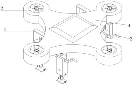 一种无人机可收纳式防撞支架的制作方法