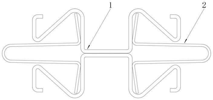 一种侧部轮廓呈三角形的龙骨型材结构的制作方法