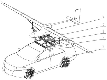 细长机翼无人机起飞系统的制作方法